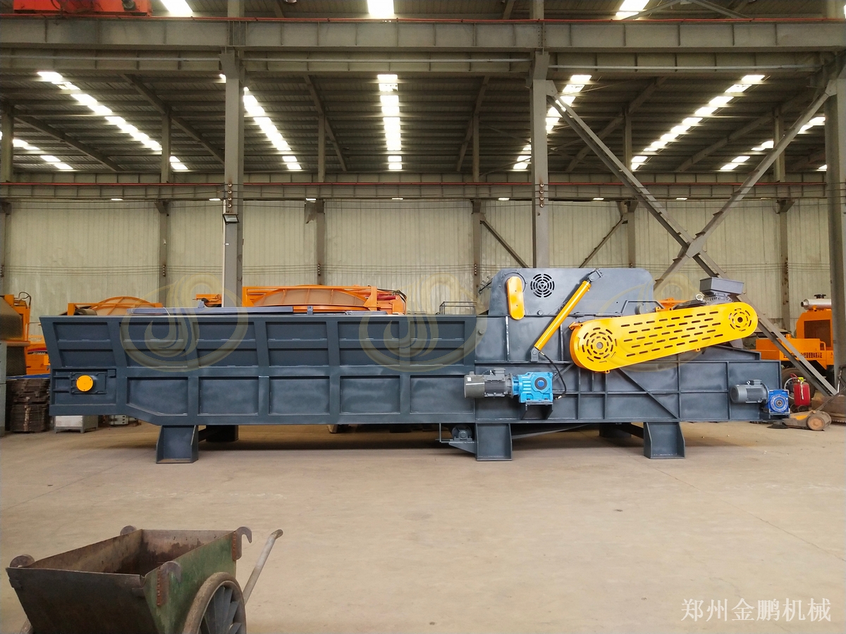 郑州金鹏木材粉碎机厂家大型料场高产量预粉碎配置方案