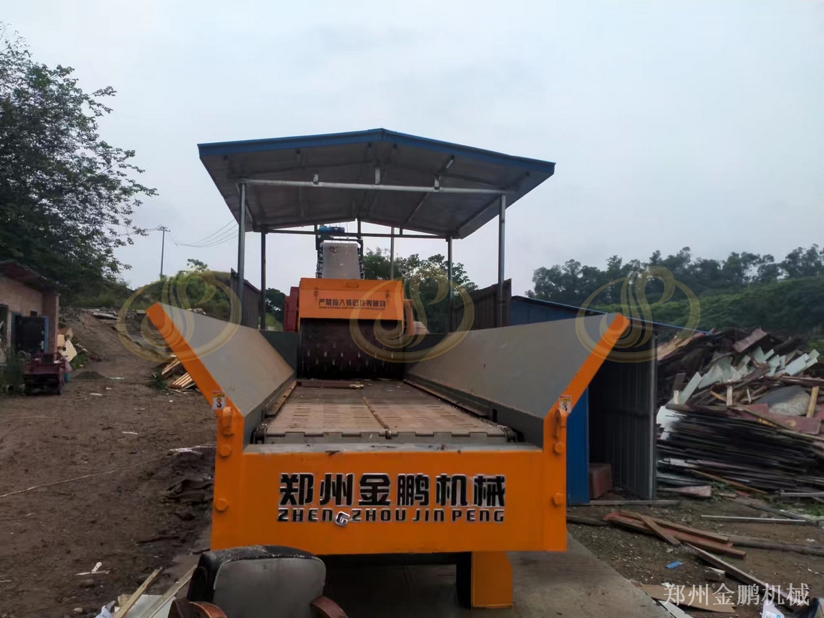 郑州金鹏木头破碎机在废旧木材燃料化预粉碎中的应用
