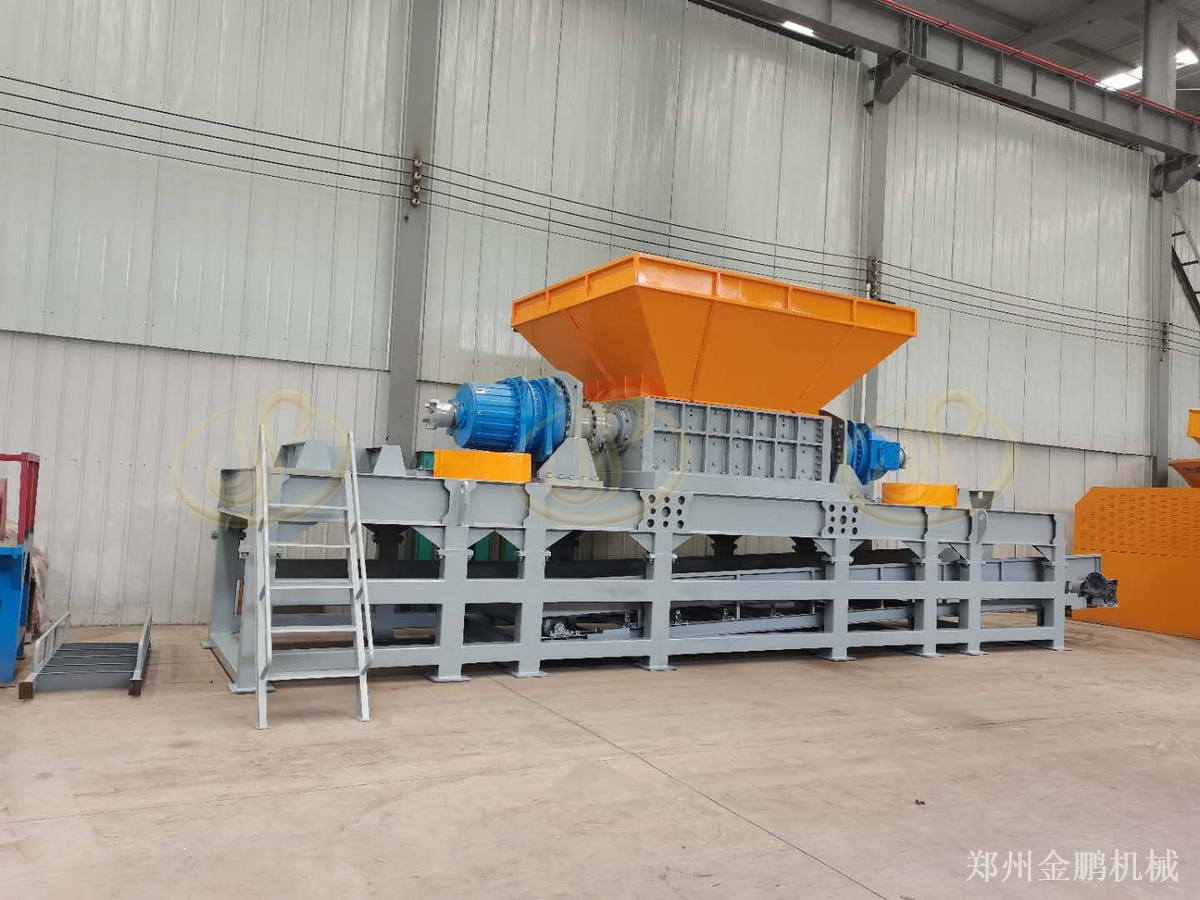 郑州金鹏大型全自动稻草粉碎机物料处理与动力配置方案